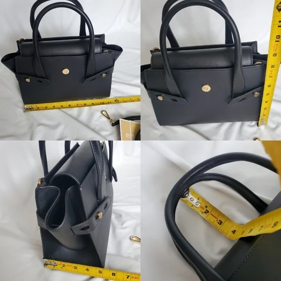 Michael Kors Black Saffiano Leather Satchel Bag NWT - Picture 14 of 14